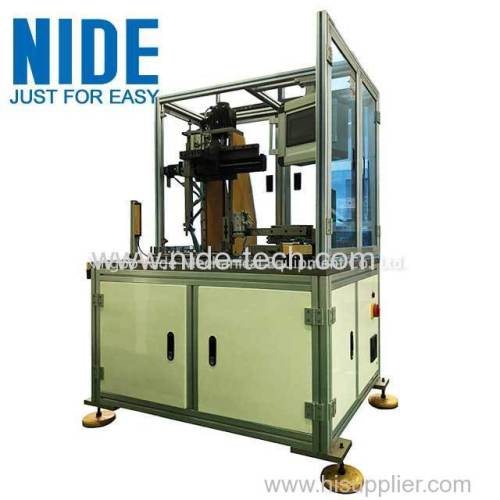 Full automatic single needle single station BLDC winding machine for 4 pole stator