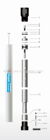 Low Air Pressure DTH Hammer CIR110/CIR130 Bit Shank for Well Drilling