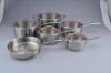 new invention high quality low price stainless steel cookware sets 11pcs