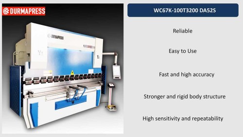 WC67 hydraulic press brake machine