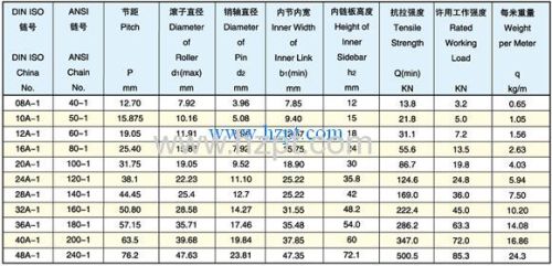 Conveyor Transmission Single row roller chain 08A1 10A1 12A1 16A1 20A1 24A1 28A1 32A For Industry and Agriculture