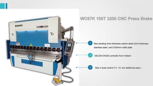 WE67K 100ton iron plate press brake Hydraulic bending Machine price with CE ISO