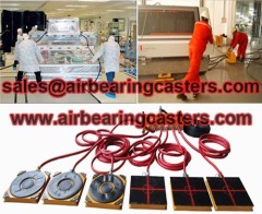 Air bearing movers air caster skids for sale