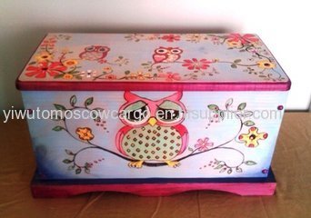 Large Storage Boxes Toy Chest with Creative Patterns For Kids and Baby