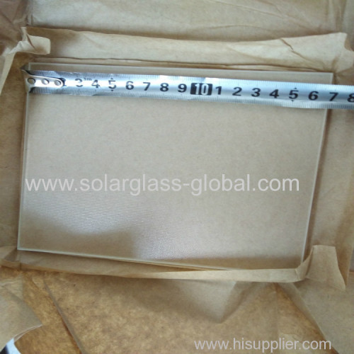 small size ultra clear photovoltaic patterned glass 170*170mm