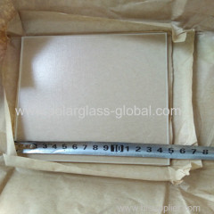 Low iron tempered solar prismatic glass small size