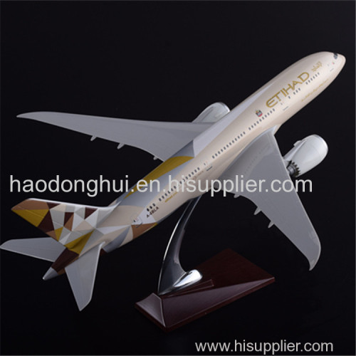 Static Exhibit Simulation The Model of Aircraft for Sale OEM Boeing 787 Etihad Airways
