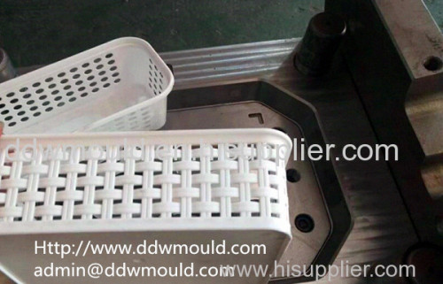 DDW Plastic Rattan Crate Mold Rattan Plastic Basket Mold Plastic Rattan Household Mold