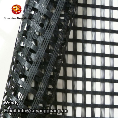 Cheap geogrid PVC coated polyester geogrid for retaining wall