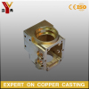 China OEM casting service C84400 brass investment casting