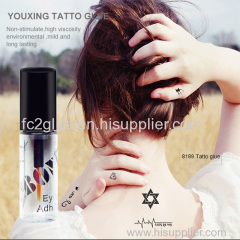 FC2 1g white tattoo colorful glue/ tattoo gum water -base body glue body art more health and waterproof easy apply