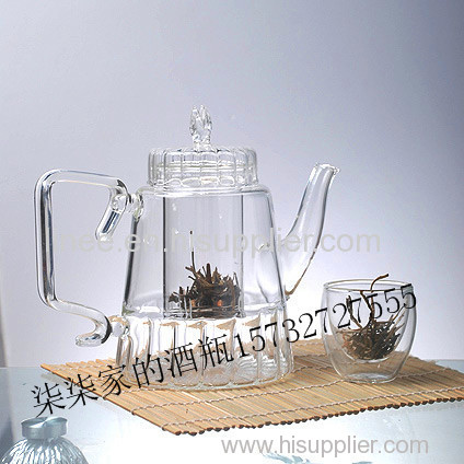 800/1500ml Hand Blown Heat Resistant Borosilicate Glass TeapotGlass Tea KettlePyrex Glass Pot