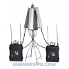 HIGH POWER 640W DRONE PORTABLE JAMMER 180 DEGREE 2.4GHZ 5.8GHZ GPS L1 433MHZ 900MHZ UP TO 8000M