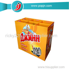 Yj Display Manufacturer POS Portable Cardboard Floor Display Stand for T-Shirt Promotion