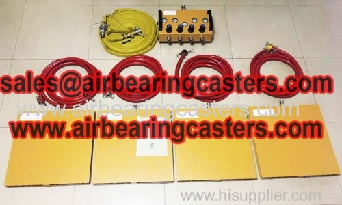 Four air modules air casters for sale