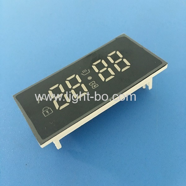 Ultra bright yellow 4 Digit 7 Segment LED Display for oven timer control