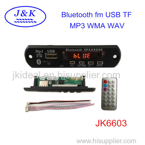 Hot sales usb tf aux led display bluetooth recorder mp3 module