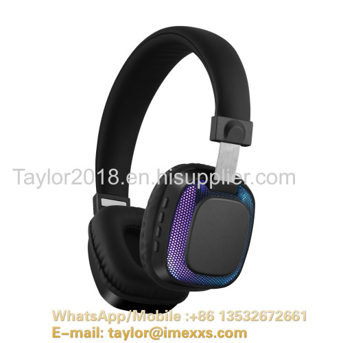 Luminous wireless bluetooth headphone