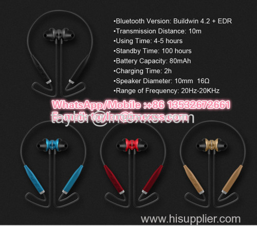 Bluetooth headphones wireless sports earphones