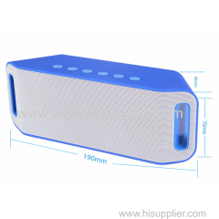 Super bass Wireless Bluetooth speaker Subwoofer Loudspeakers with hands free TF card USB FM R