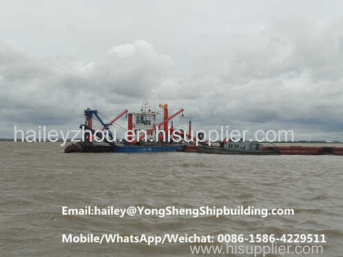 Hydraulic Dredging Sand Via Floating Pipe