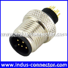 5 poles male Ip67 ip68 protection class m12 TPU connector body high quality connector