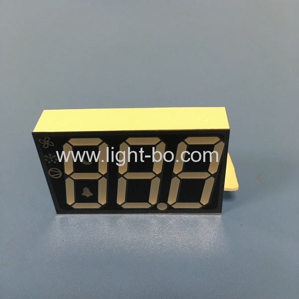 Customized Multicolor Triple Digit 7 Segment LED Display for Commercial refrigerator System
