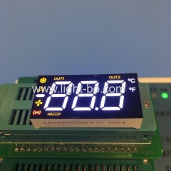 Customized Triple Digit Multicolor 7 Segment LED Display for Refrigerator control