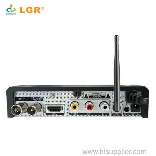 zhongjing the new Full HD 1080P digital Receiver box DVB-T2 plus