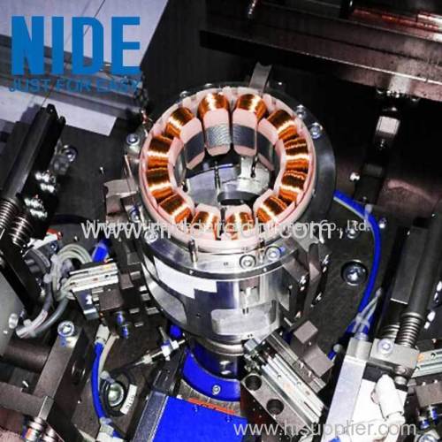 Double Stations Mutipole stator Needle Winding Machine