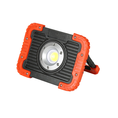 Handhold rechargeable LED flood light with power bank function