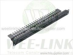 UTP cat5e 24 Port 110 IDC Patch Panel Use For Cabling System