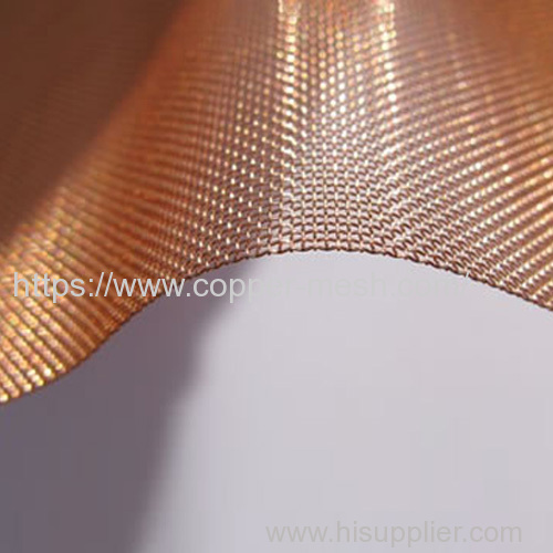 Coarse copper mesh wire mesh