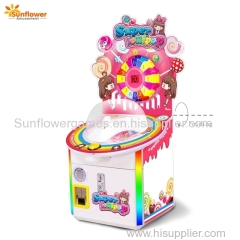 2018 New Coin Operated Lollipop Vending Machine for Kids Play