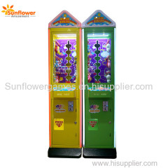Sunflower Magic House Mini Key Master Game Machine Coin Operated Push Win Gift Vending Machine