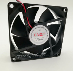 ventilador cooling dc fan 80x80x20mm 12VDC 0.21A 2.52W 3500rpm cooling fan TF8020HS12