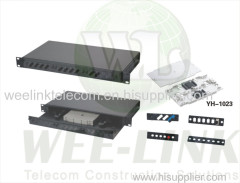 19 inch Rack Mount 24 port fiber optic patch panel