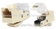 Dust Cover 180 degree utp rj45 cat6 cat5e keystone jack