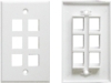 Single/ dual Port 86*86 Type Network Face Plate Wall Information Faceplates/ Network Wall Outlets