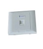 network rj45 for face plate cat6 keystone jack with shutter
