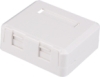 1-Port Keystone Jack Surface Mount Box