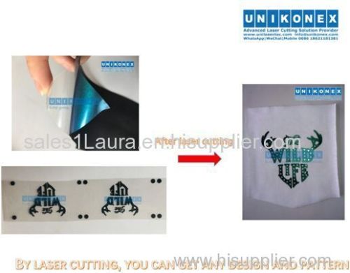 Unikonex speedy laser cutter in heat transfer vinyl