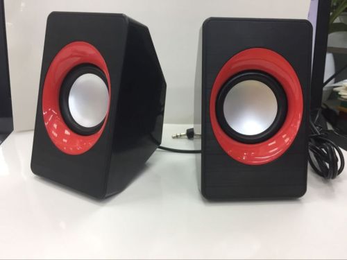 Small Computer PC Speakers With USB 2.0 and 3.5mm Interface