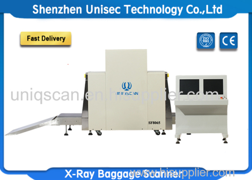 High resolution with dual energy X ray inspection equipment used in airport x ray baggage scanner