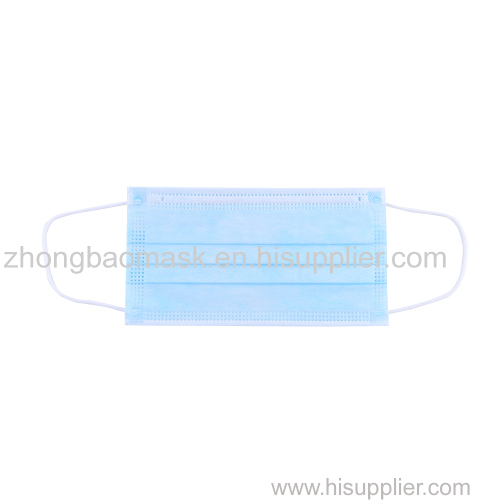 Manufacturer Wholesale Disposable 3Ply Nonwoven Face Mask For Medical