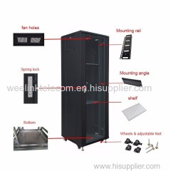 19'' 42U Floor Standing Server Network Switch Cabinet