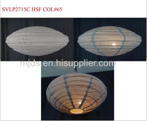 Elliptical shade Fabric Lantern D440*H220MM