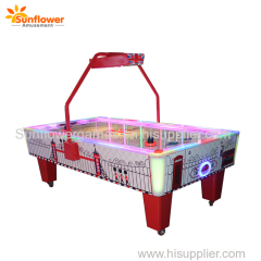 Luxury London Style Coin Operated Air Hockey Table Pusher Game Machine