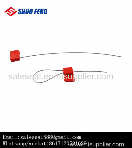 Adjustable High Security Cargo Steel Cable Seal with Barcode