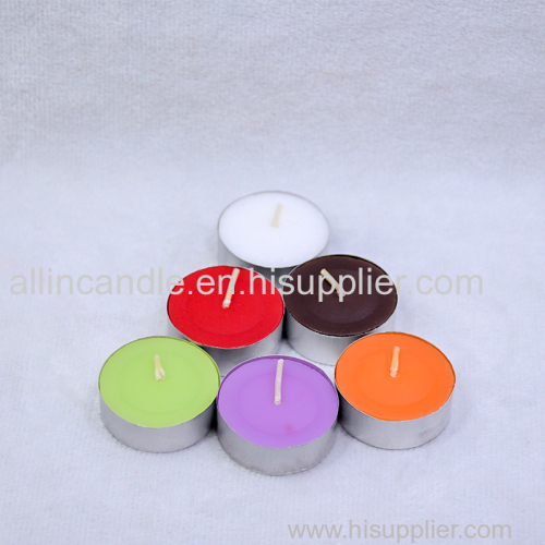 100pcs pack unscent white color tealight candle for wedding 